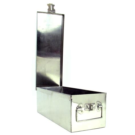 locking steel storage box|7x14x2' high metal storage box.